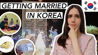 Getting married in Korea🇰🇷👰🏻‍♀️random strangers participate? guests pay for the food? fake cake?