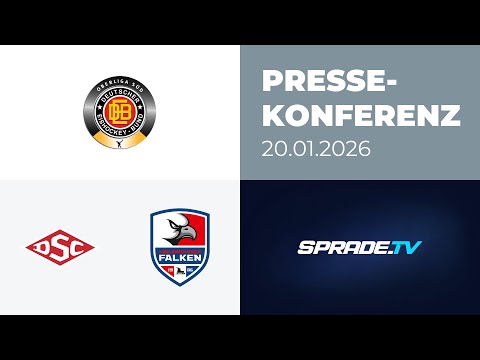 20.01.2026 - Pressekonferenz - Deggendorfer SC vs. Heilbronner Falken