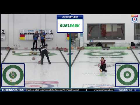 Englot/Schneider vs. Hersikorn/Laycock - Draw 2 - SaskTel Curling Stadium Swift Current DOUBLES