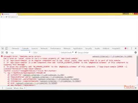 Learn Angular in 3 Hours Component API and Input Properties|packtpub com