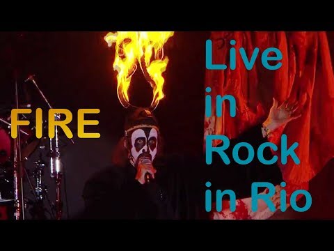 Arthur Brown & Alice Cooper - Fire live Rock in Rio 2017