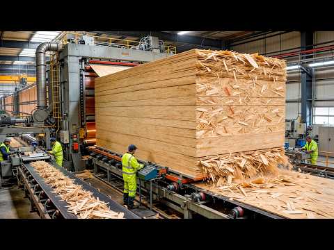 Wie Wird OSB-Platte Gemacht? Von Holzabfällen zu 10.000 kg Tragkraft! 🪵💪🏗️