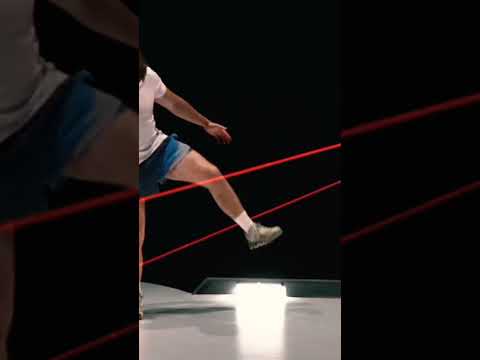Guy Wins $200000 by Crossing Laser Trap in Mr Beast Video #mrbeastshorts #shorts #viral #mrbeast