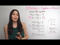 Solving Systems of Equations... Elimination Method (NancyPi)