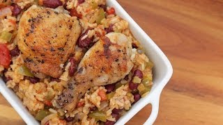 One Pot Cajun Chicken | Easy Weeknight Dinners by The Domestic Geek