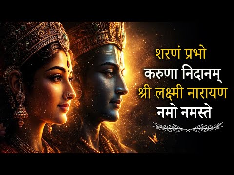 Laxmi Narayan Stotram | Powerful Vishnu Lakshmi Mantra for Wealth, Peace & Prosperity.