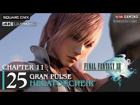 Final Fantasy XIII - Walkthrough Part 25 | Hecatoncheir Battle | Sulyya Springs | 4K 60fps