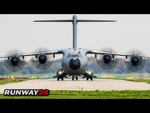 German Luftwaffe, LTG-62, Airbus A400M @Eindhoven Air Base