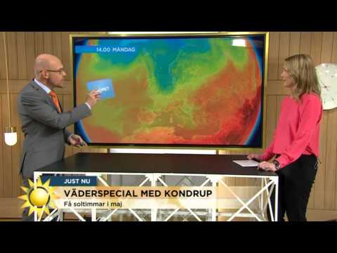 Väderspecial med Peter Kondrup - Nyhetsmorgon (TV4)