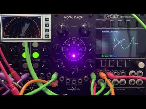 MOON PHASE bass line moving in the stereo field