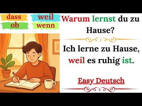 Endlich Deutsch verstehen 🇩🇪 | 100 einfache Sätze für den Alltag (A1–A2)