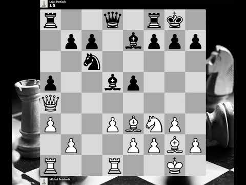 Mikhail Botvinnik vs Lajos Portisch, Monte Carlo MNC, 10.04.1968