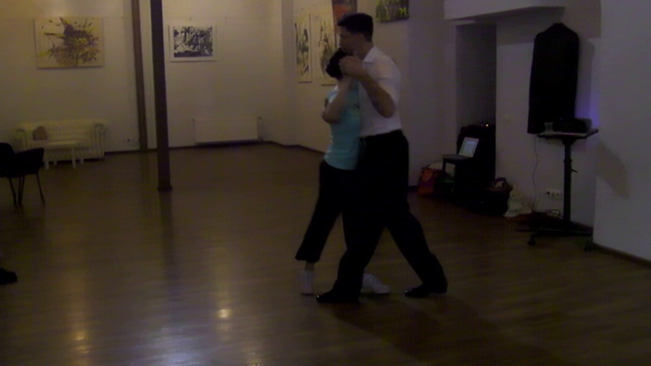 Jonny Lambert & Dulce Lauria - Интересная смена веса в милонге