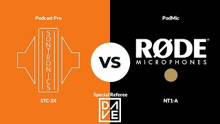 Video thumbnail for Sontronics vs Rode. A comparison of the STC-3X, NT1-A, PodMic & Podcast Pro. Mic Battle GO! by D.A.V.E. - Digital and Vinyl Expert