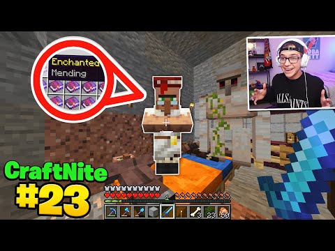 CraftNite: Episode #23 - I got a MENDING Villager! (finally)