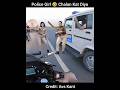 Crazy Police Girl Chalan Kat Diya Police Ko Chakma Diya Police Without Helmet Super Bike