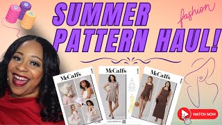 Summer Pattern Haul 2025 for Sewing and Crafting!