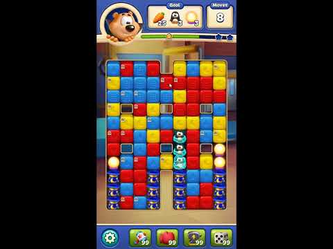 Toon Blast Level 8492 - NO BOOSTERS 🐻🐺🐱 | SKILLGAMING ✔️