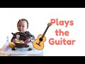 Happie Babby Plays Guitar While Singing Blues Clues Song
