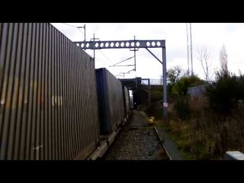 (HD) DRS Owned 66426 Thunders Through LTV On Containers 27/12/13