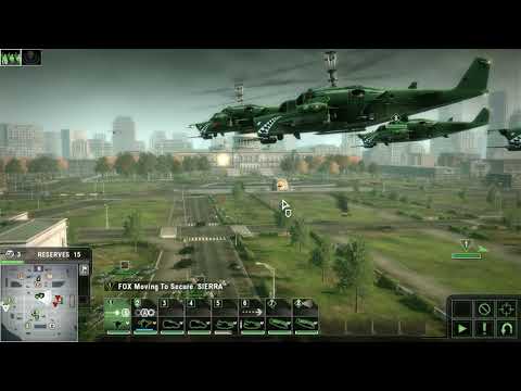 Tom Clancy's Endwar: Gameplay : Conquest: Washington D.C, Russia VS. U.S.A