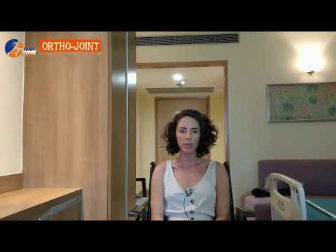 US native Kelly undergone Total Hip Replacement Surgery by Dr. Subhash Jangid