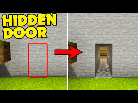 Minecraft: How to make a Hidden Piston Door In BEDROCK! (Tutorial)