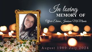 In Loving Memory of Officer E  McMinnis