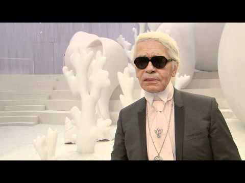 Karl Lagerfeld At The Chanel Spring Summer Ready To Wear 2012 Show