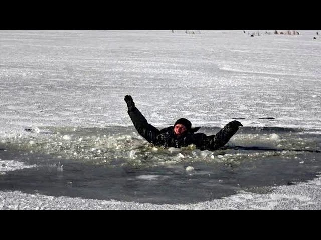 17 минут в ледяной воде