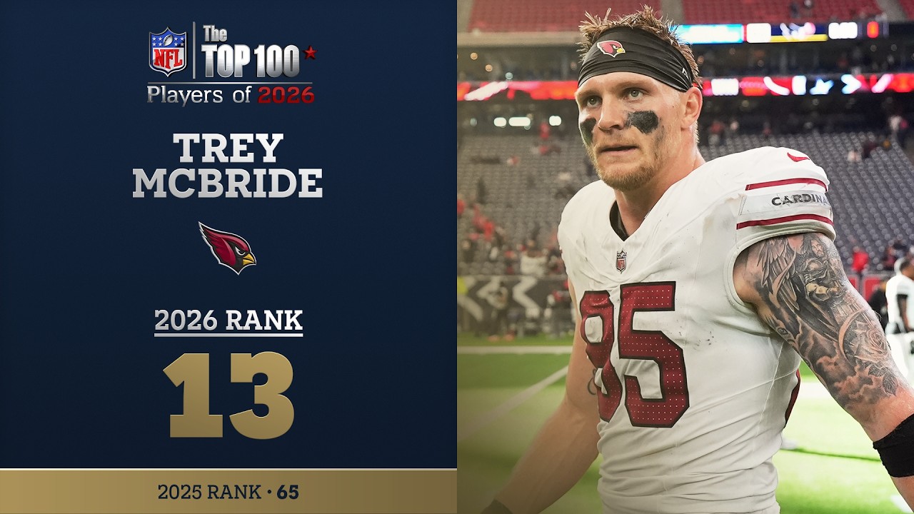 13: Trey McBride (TE, Cardinals) | Top 100 Players of 2026