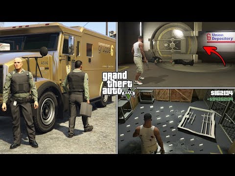 How to get inside The Golden Bank Vault and get unlimited money in GTA 5! (Golden Money Truck) Video