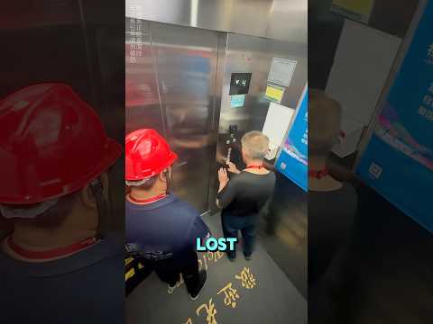 It Looked Like A Normal Elevator Ride But… 😱 #shorts