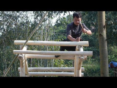 When CEO Egan forgot the past and found peace in the wilderness, he built himself a wooden bathroom.