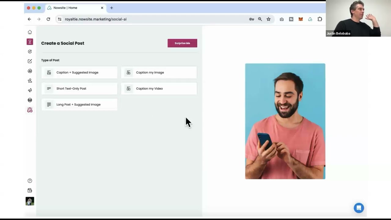 Nowsite Overview with Founder & CEO, Justin Belobaba - YouTube
