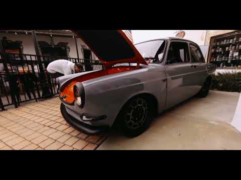 VW Notchback Type 3 at RAV show at Old World Village in Huntington Beach