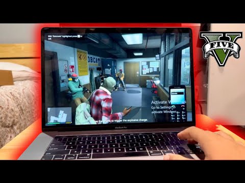 Part of a video titled (How To) Play GTA 5/GTA Online on MacBook Pro!! - YouTube
