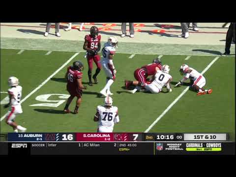 2020 USC vs Auburn - Nick Muse 20 Yd Reception