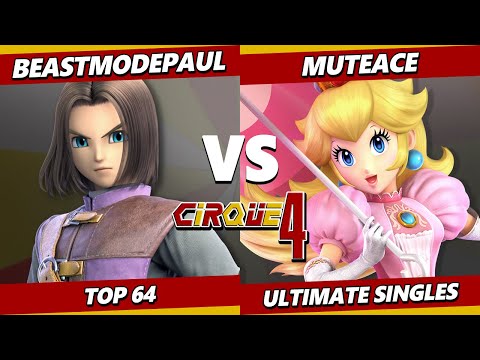 Cirque 4 - BeastModePaul (Hero) Vs. MuteAce (Peach) Smash Ultimate - SSBU