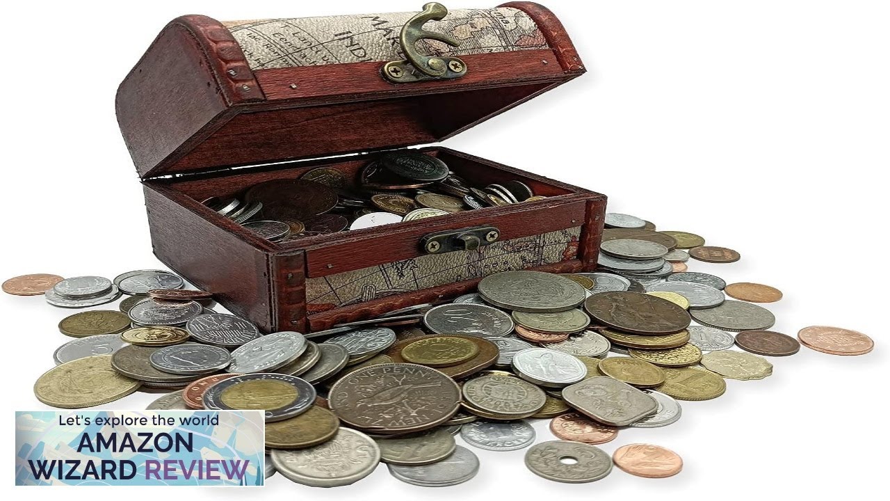 IMPACTO COLECCIONABLES Coin Collection World Currency Treasure Chest with 2Lb Review