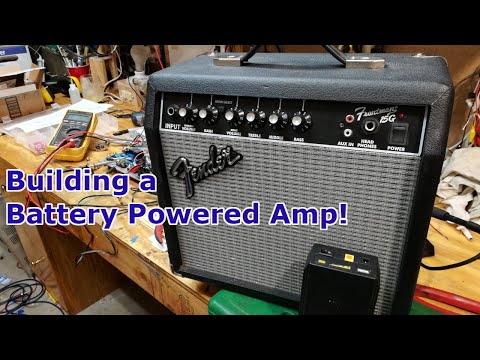 Battery Powered Guitar Amplifier
