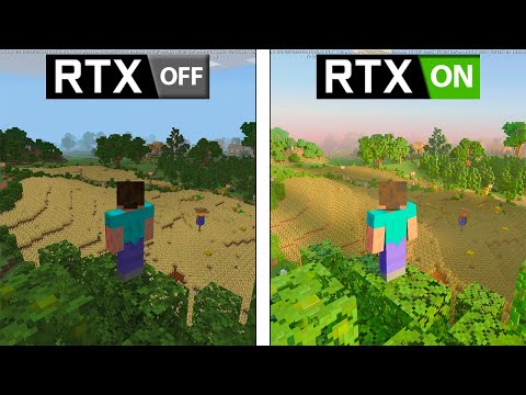 Minecraft RTX | Ray Tracing Comparison | 4K
