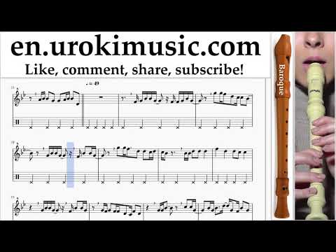 How to Play Recorder (B.) Major Lazer & DJ Snake - Lean On Tabs Part#2 um-i352