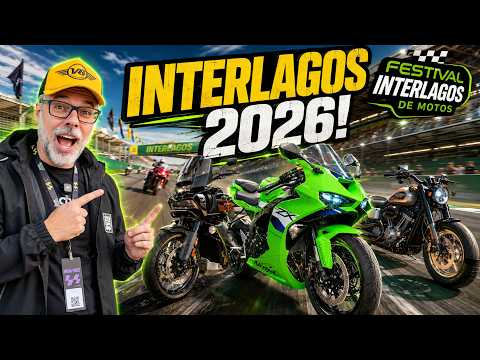 Lançamentos de Motos 2026? Festival Interlagos 2026! TUDO QUE ROLOU
