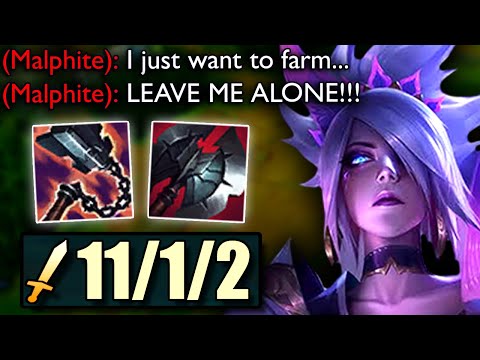 Rank 1 Riven vs Diamond Malphite (How to Abuse ARMOR STACKING Champions)