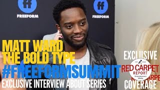 Matt Ward from The Bold Type interviewed at the 1st Freeform Summit #FreeformSummit #TheBoldType video