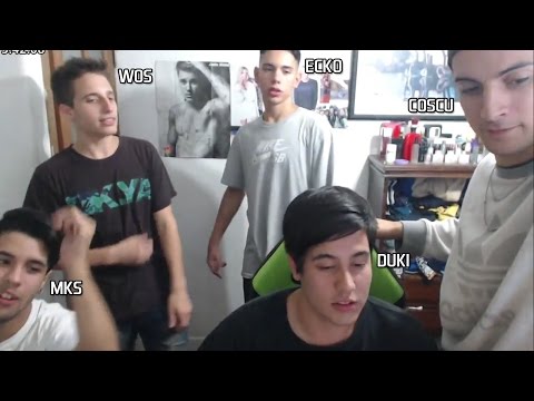DUKI x MKS x WOS x ECKO FREESTYLE DURO EN EL STREAM NUMERO 1