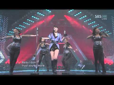 Baeseulgi tired SBS Inkigayo 2009 04 12