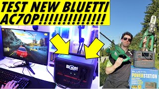 BLUETTI AC70P: Power Station 1000W con Power Lifting 2000W! Recensione Completa con Test UPS