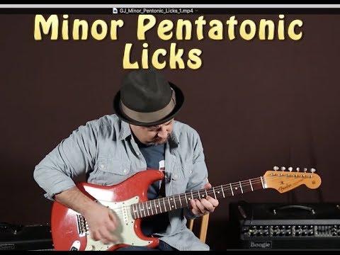 Marty Schwartz teaches  G Minor Pentatonic Licks & Riffs you MUST KNOW